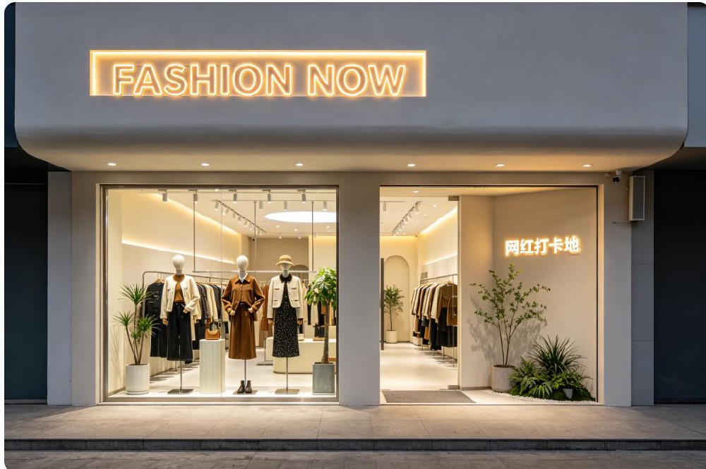 服装店特卖活动设计,服装专柜装修设计,服装店SI设计