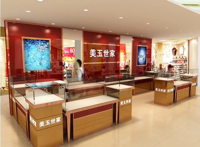 珠宝店金店饰品店玉器店专卖店装修效果图si设计
