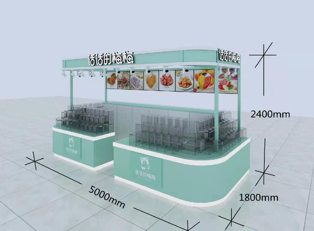 零食店面商场专柜装修设计